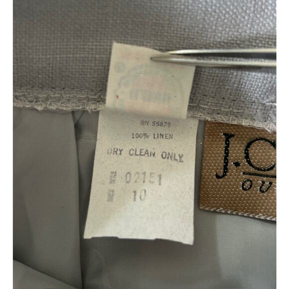 Vintage J. Crew ‎ Size 10 100% Linen Maxi Skirt - NWT, Oat Made in USA - Picture 8 of 8